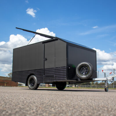 AN3500 Charcoal Gray and Black Profiling, Assisted Tailgate, Storage Divider, Front Bed/ Shelf
