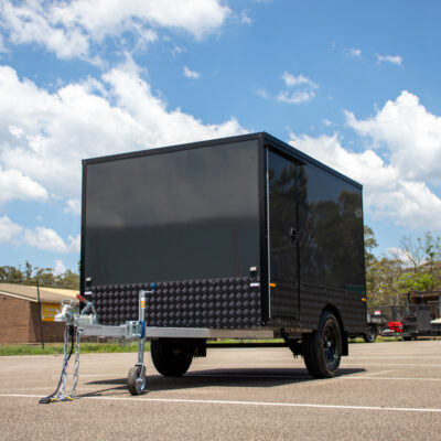 BN2450 Charcoal Gray Trailer with Black Profiling